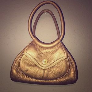 Yellow Gold Women’s Leather Cole Haan Mini Purse